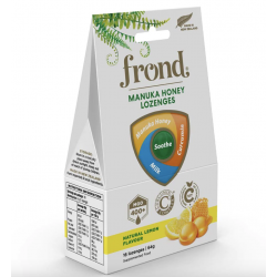 frond 麦卢卡蜂蜜 蜂胶糖 柠檬味 16粒 (MGO400+ 等于 UMF13+)  