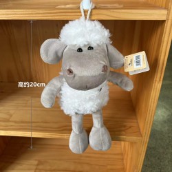 Kiwi & Friends 新西兰银爵标志刺绣毛绒小羊玩具 羊玩偶  中号20cm