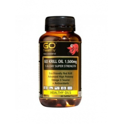 Go Healthy 高之源 磷虾油 1500mg OMEGA3+虾青素 60粒 