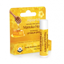 Alpine Silk 麦卢卡蜂蜜防晒防水唇膏 SPF15 4.5g ASM209