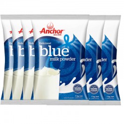 【新西兰直邮快线】Anchor 安佳成人奶粉袋装 1kg/袋（整箱6袋直邮包邮）必须上传身份证照片