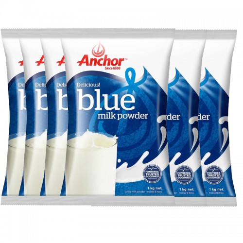 【新西兰直邮快线】Anchor 安佳成人奶粉袋装 1kg/袋（整箱6袋直邮包邮）必须上传身份证照片
