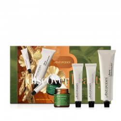 Antipodes 焕亮植萃护理套装四件套(奇异果眼霜30ml*1个+麦卢卡蜂蜜面膜75ml*1个+牛油果晚霜15ml*2个)