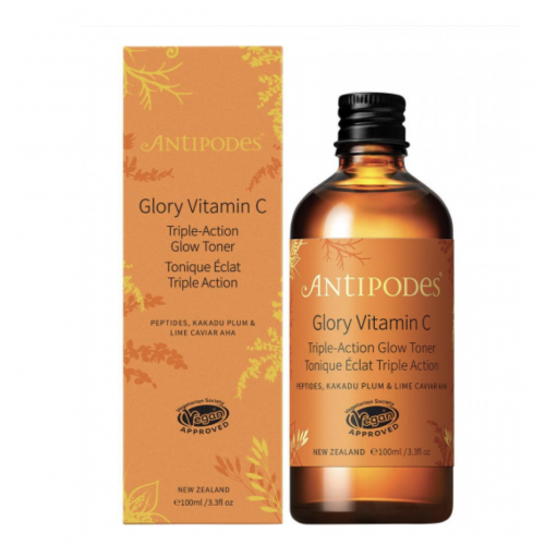 Antipodes 安蒂碧斯 Vitamin C Triple-Action Glow Toner 100ml Antipodes Glory 维生素C三重作用亮肤爽肤水100ml