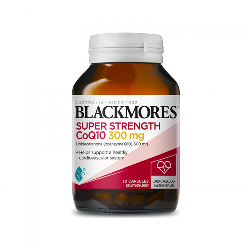 Blackmores 澳佳宝 辅酶Q10  300mg 60粒 （运输途中的物理变化，融化、断裂、变形、结冰等情况，不予理赔）