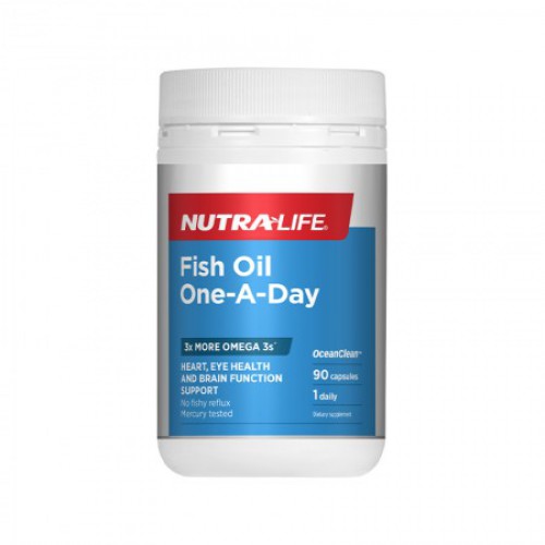 Nutralife 纽乐 高含量 深海鱼油浓缩无味日服型 90粒 三倍鱼油EPA&DHA含量