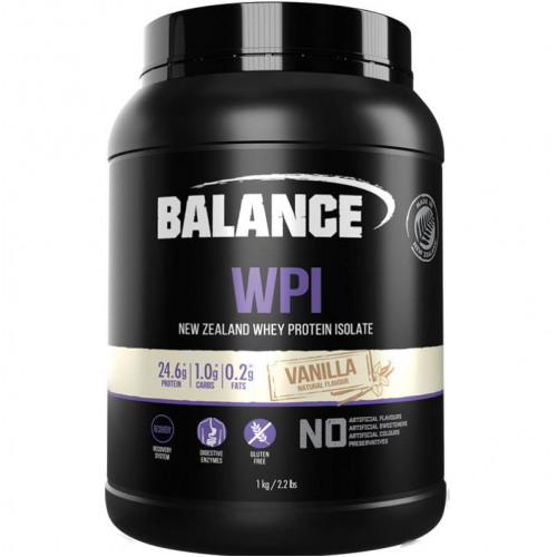 Balance WPI Vanilla 1kg 分离乳清蛋白粉 1kg 香草味