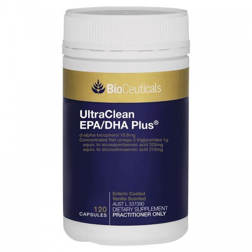 Bioceuticals UltraClean EPA/DHA Plus 超级纯净高浓度深海鱼油 120粒