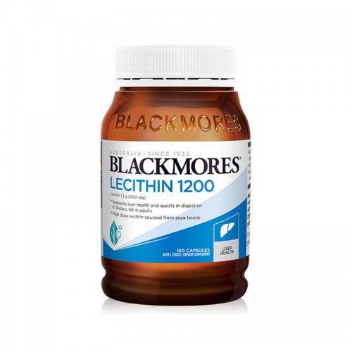 Blackmores 卵磷脂 1200mg 160粒（运输途中导致的胶囊破损不理赔）