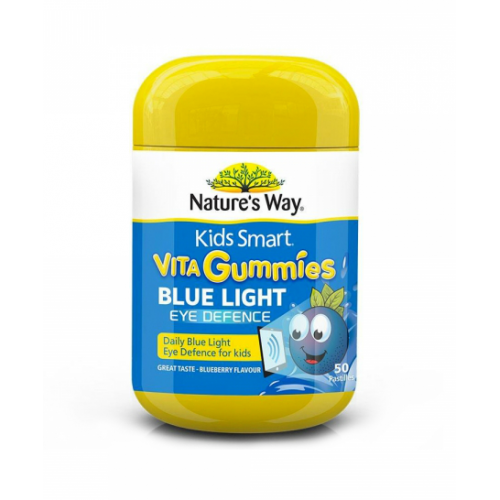 Nature's Way 佳思敏 儿童蓝莓味蓝光护眼片软糖 50粒   PS：天气原因导致融化不在理赔范围！