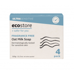 ecostore 香草皂 燕麦奶皂 零刺激 敏感肌肤可用 80g 礼盒装 四块皂