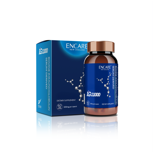 ENCARE 口服活性耳牛球蛋白免疫胶囊IG11000 成人版 60粒