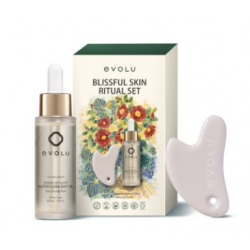 Evolu 美肌花香干精油刮痧护理套装（50ml花香干精油+刮痧板）
