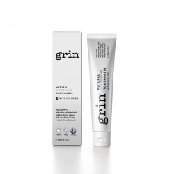Grin 100% 纯天然全效小苏打炫亮美白牙膏 成人款 含氟 100g
