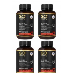 【限时特价】Go Healthy 高之源 辅酶400mg 限量版100粒*4瓶