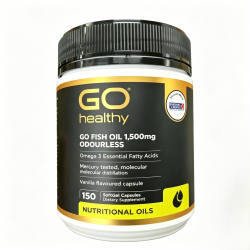 Go Healthy 高之源 无腥味深海鱼油 1500mg 150粒 