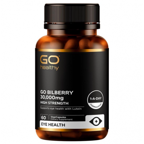 Go Healthy 高之源 蓝莓越橘护眼精华 30000mg 60粒  (叶黄素含量6mg)