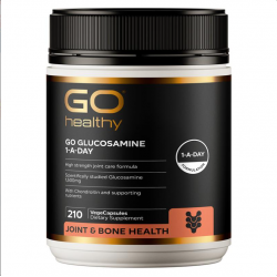 Go healthy 高之源 葡萄糖胺维骨力 软骨素 关节灵胶囊 氨糖 210粒 （针对有病变的各种风湿性关节炎；类风湿性关节炎；骨质增生，滑囊炎；颈椎病）