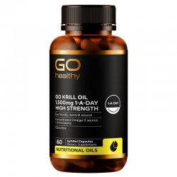 Go Healthy 高之源 南极磷虾油 1500mg OMEGA3+虾青素 60粒 新包装