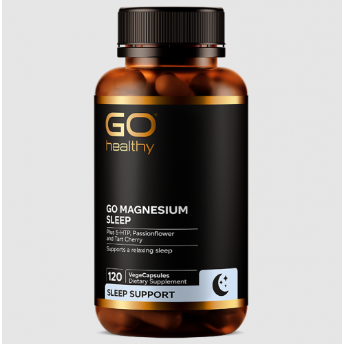 Go Healthy 高之源 助眠镁120粒 帮助改善睡眠 镇静安眠(镁+樱桃精华+褪黑素前体)