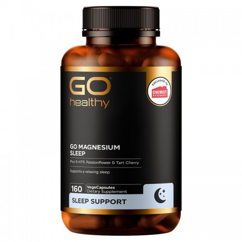 Go Healthy 高之源 Magnesium Sleep 助眠镁 160粒 Exclusive Size
