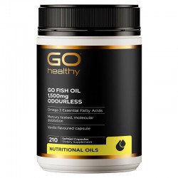 Go Healthy 高之源 无腥味深海鱼油 1500mg 210粒 