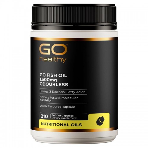 Go Healthy 高之源 无腥味深海鱼油 1500mg 210粒 