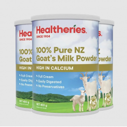 【三罐包邮】Healtheries 贺寿利 山羊奶粉 450g *3罐 100%山羊奶 