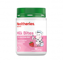 Healtheries 贺寿利奶片 草莓味 50片