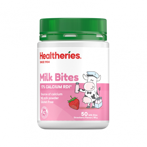 Healtheries 贺寿利奶片 草莓味 50片