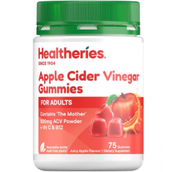 Healtheries 贺寿利 Adult Apple Cider Vinegar Gummy 成人苹果醋软糖 75粒