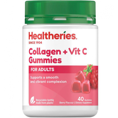 Healtheries 贺寿利 Adult Collagen & Vit-C 成人胶原蛋白和VC软糖 40粒