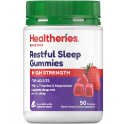 Healtheries 贺寿利 Adult High Strength Restful Sleep Gummy成人睡眠软糖 50粒