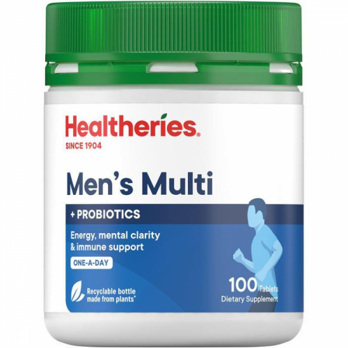 Healtheries Mens Multi 100 Tablets 贺寿利男性复合维生素 100片