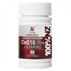 HighQ 辅酶CoQ10 200mg+Vitamins 60粒
