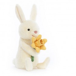 Jellycat Bobbi Bunny with Daffodil H18cm
