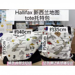 Hallifax 新西兰地图 tote托特包
