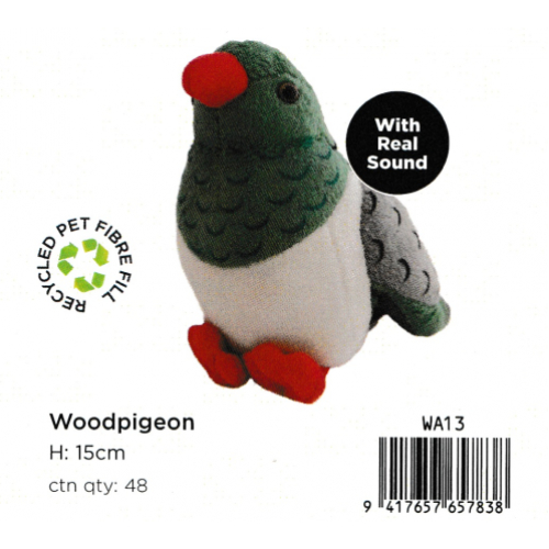Kiwi & Friends Hallifax Wood pigeon