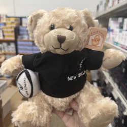 Kiwi & Friends Teddy Bear Light Brown Rugby Ball 21cm 玩偶