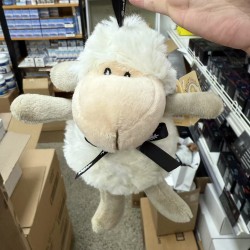 Kiwi & Friends Sheep Sitting With Rope 12cm 玩偶