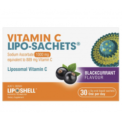 LIPO-SACHETS 利铂VC脂质体维生素C液体 30包/盒 黑加仑味