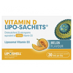 LIPO-SACHETS 利铂VD脂质体维生素D液体 30包/盒 哈密瓜味