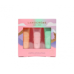 Lanocreme Alpine Hand & Nail Cream Mini Trio 兰侬手霜3件套礼盒(玫瑰+麦 卢卡蜂蜜+奇异果)40gx3