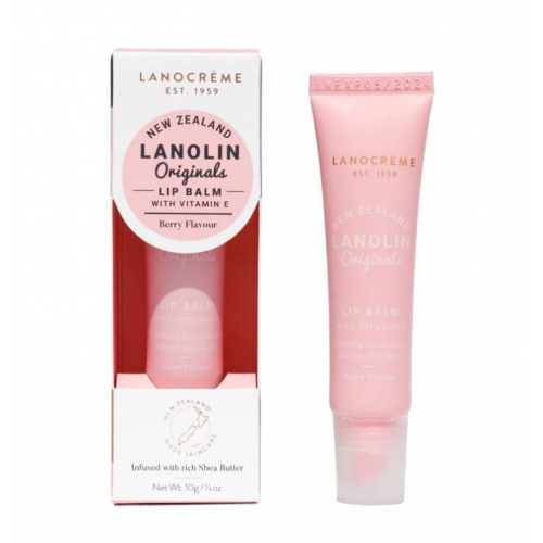 Lanocreme 兰侬 Lanolin Lip Balm Vitamin E 10g 唇膏10g 含维生素E