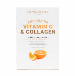 Lanocreme 兰侬 胶原蛋白VC面膜保湿滋润美白补水5片