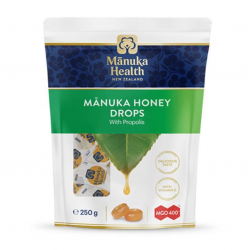 Manuka Health 蜜纽康 麦卢卡蜂蜜蜂胶糖 蜂胶味 250g (MGO400+ 相当于UMF13+)