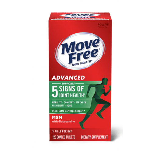 Move Free 益节氨糖绿瓶 美国进口维骨力MSM 120粒/瓶  绿瓶加强版