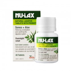 NU-LAX 乐康片 含益生菌 40片 原味