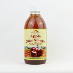 Nelson Honey Apple Cider Vinegar with Manuka Honey 苹果醋含麦卢卡蜂蜜混合液 500ml 100%纯天然