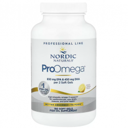 NORDIC NATURALS 挪威小鱼 ProOmega 成人鱼油 柠檬味 180粒